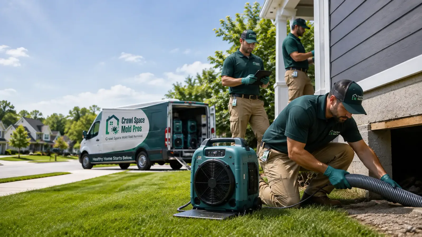 Crawl Space Mold Removal in Camp Hill, PA